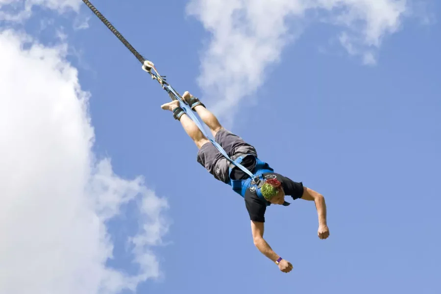 Bungy Jump, Human Slingshot and Paintball at Sanook Park