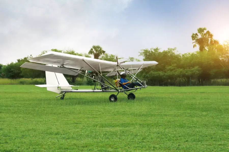 Ultralight Aircraft Flying Bangkok