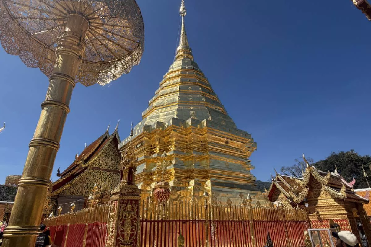 Doi Suthep Hmong Village Chiang Mai pagoda