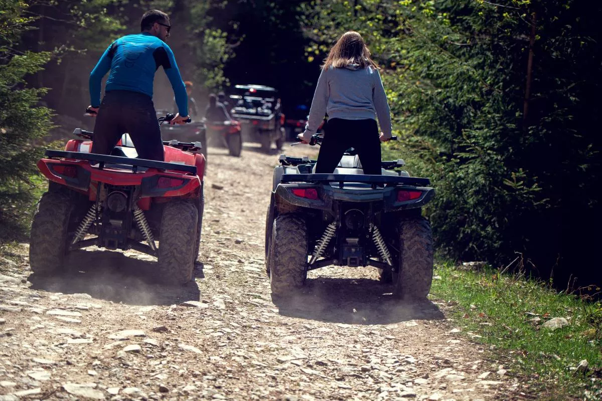 ATV ride Chiang Mai jungle trail adventure