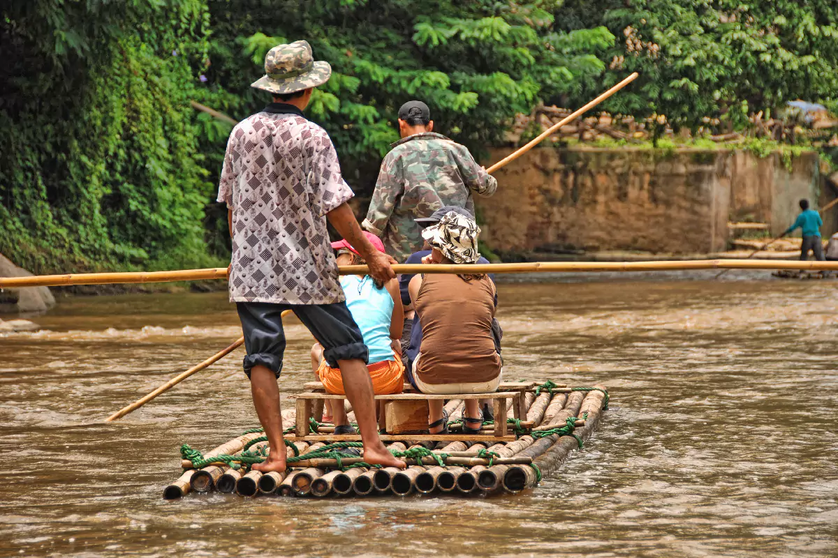Bamboo Rafting Chiang Mai river experience