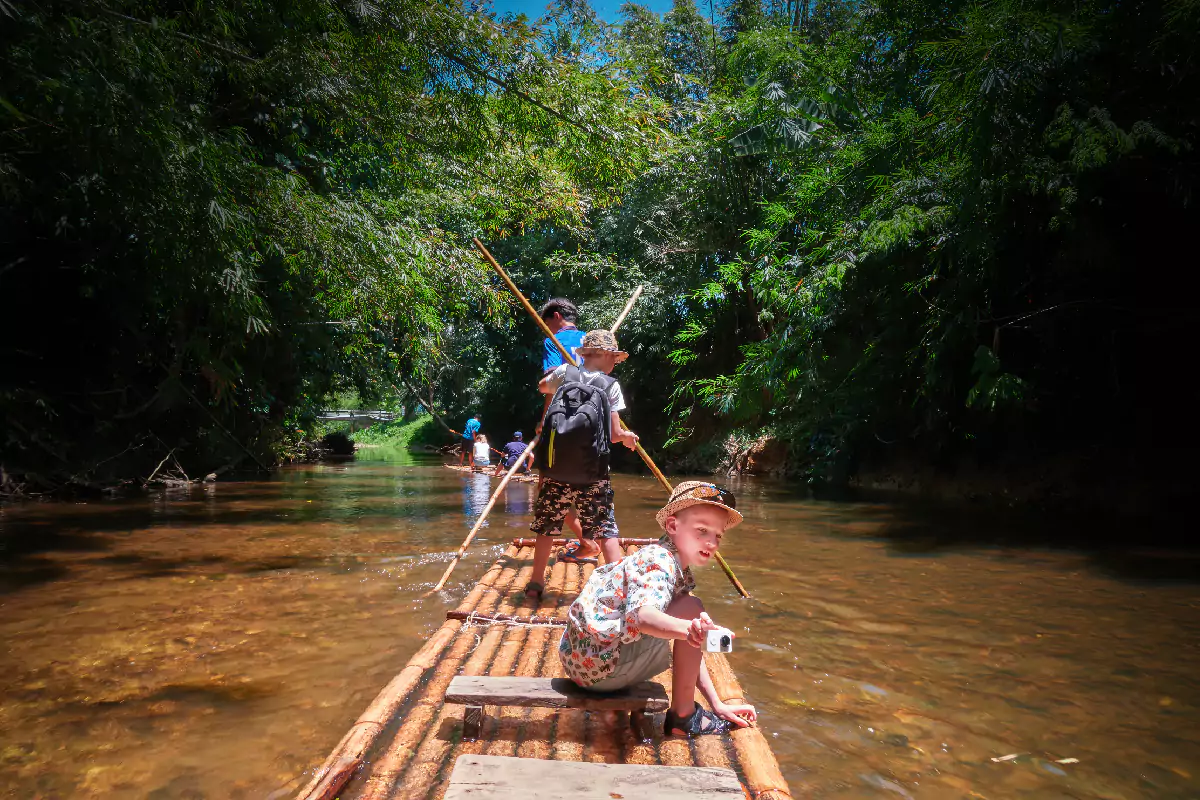 Bamboo Rafting Chiang Mai scenic ride