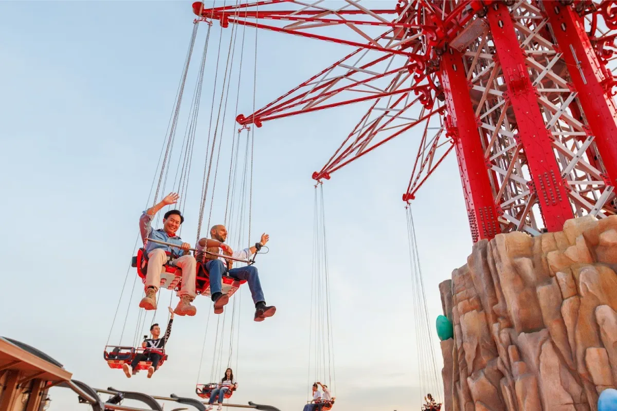 135-metre giant swing at Sky Flyers Bangkok