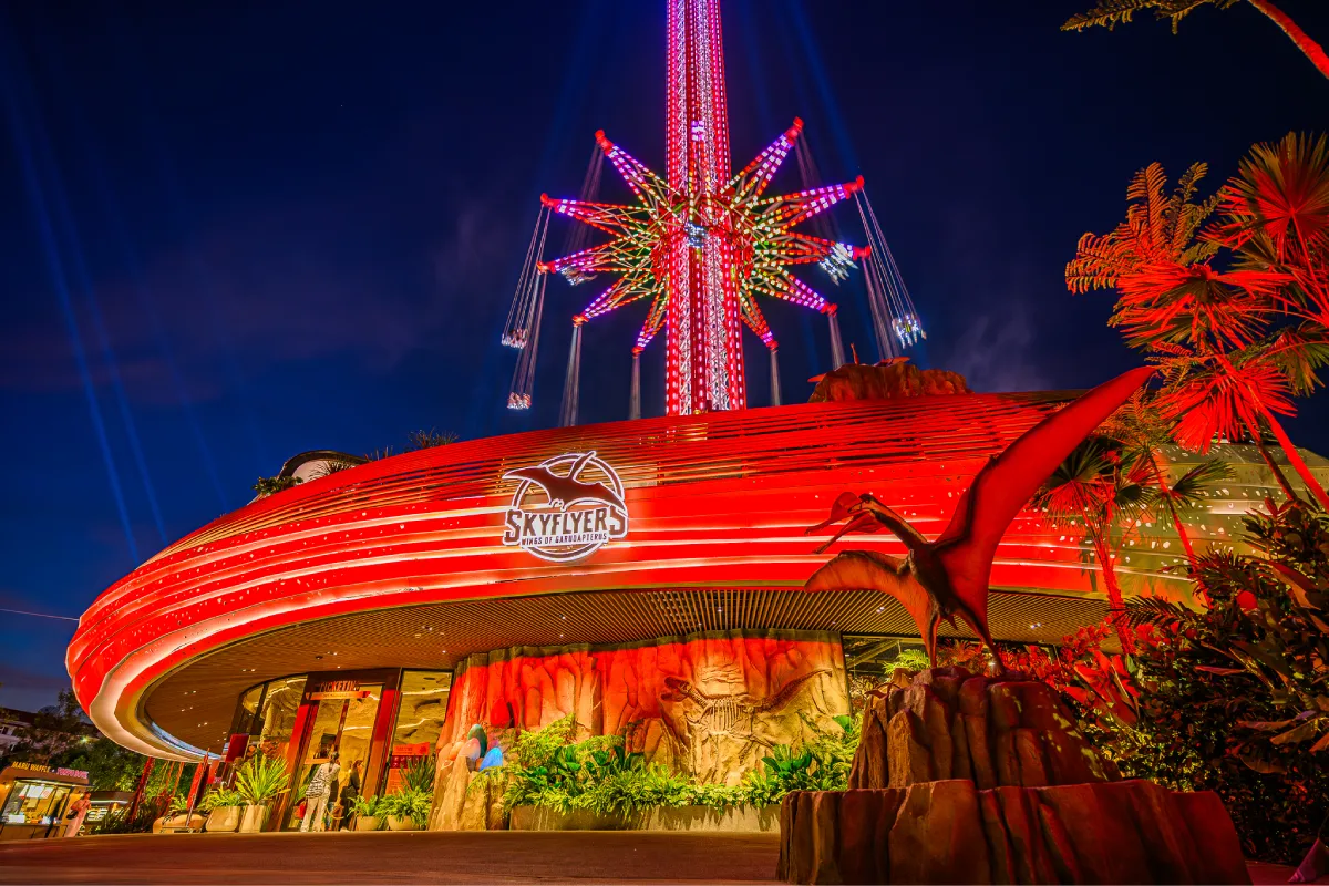 135-metre giant swing at Sky Flyers Bangkok
