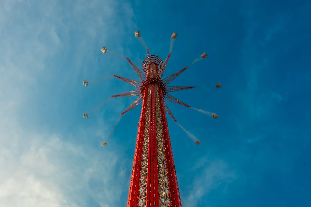 135-metre giant swing at Sky Flyers Bangkok